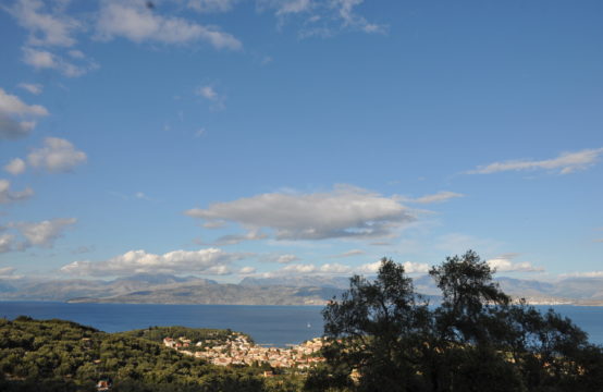 Plot of 5.300 sqm with amazing view above Kassiopi