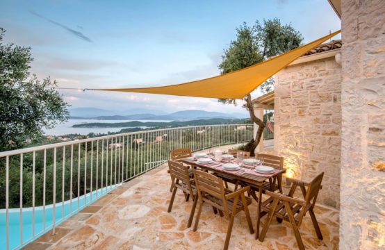 Villa Above Kassiopi With Sea Views